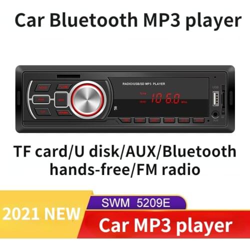 NEW 5209E 12v Bluetooth Preamplifier Audio Module Car Bluetooth MP3 Player U Disk/TF Card/FM Radio Central Control Modification