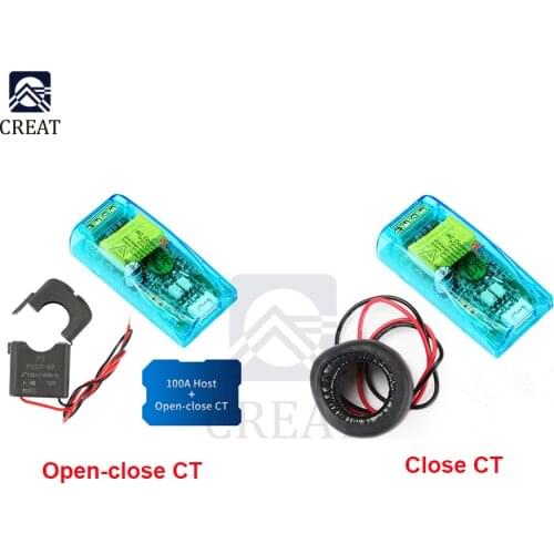 PZEM-004T 3.0 Version TTL Modbus-RTU Power Meter Kwh Meter AC Single Phase 100A Electric Volt Amp Frequency Power Factor Tester