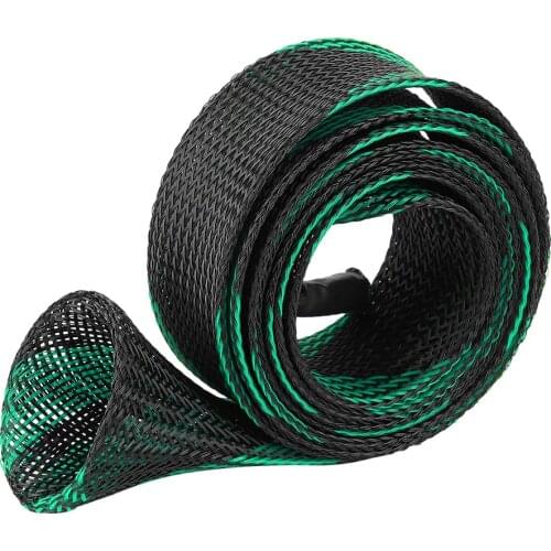 Expandable Fishing Tools Braided Mesh Jacket Wrap Casting Fishing Rod Sleeve Cover Pole Glover Tip Protector Bag Sock