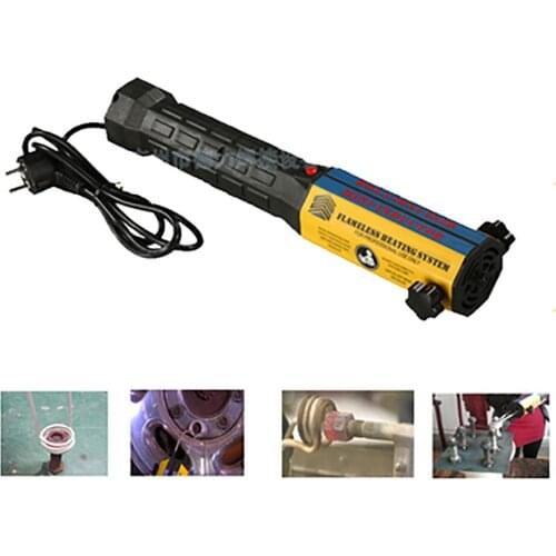 1000W Handheld High Frequency Flameless With Coil Kits Mini Induction Heater Car Garage Repairing