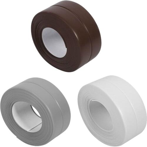 Self Adhesive Bath Wall Sealing Strip Sink Basin Edge Trim 22mmx3.2m