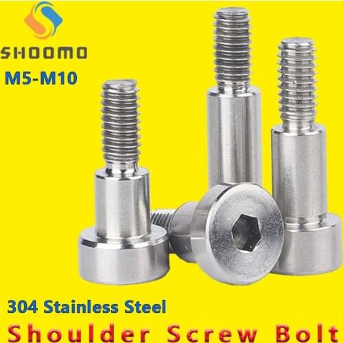 Hexagon Socket Plug Shoulder Screw Contour Shoulder Bolt Bearin Cap Head Shoulder Rollerg Screw Bolt 304 Stainless Steel
