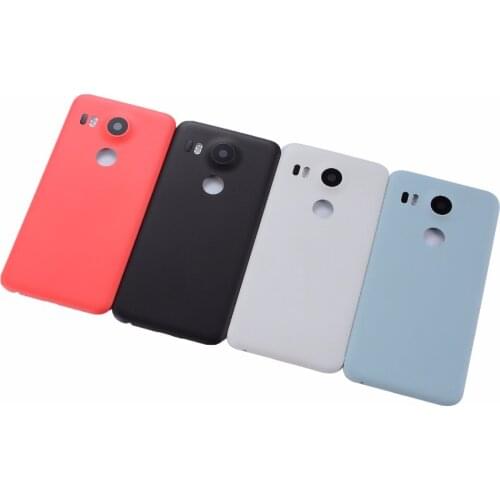 For LG Google Nexus 5X Housing Battery Back Cover Replacement For LG Nexus 5X Battery Door Cover