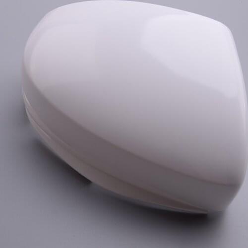 Right Side Rearview Door Wing Mirror Cover Cap Housing Bezel Trim ABS Fit for Honda Fit Jazz 2014-2017 2018 Without Light Models