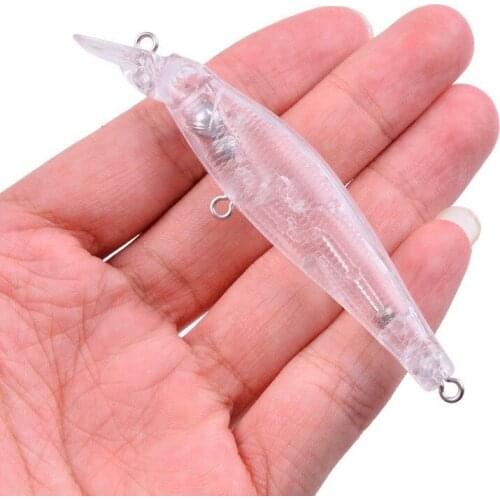 10pcs 8.8cm 7g Blank Unpainted Bait DIY Minnow Crankbait wobbler Unpainted Lure Freshwater Fishing Blank Hard Lures Isca Pesca