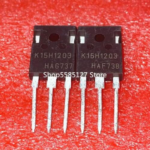 10PCS K15H1203 IKW15N120H3 TO-247 1200V 15A 100% New&original