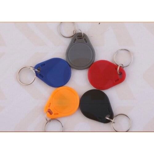 1000pcs/lot 125Khz RFID coin tag Keyfob TK4100 EM4100 RFID key fob for Entry Access System