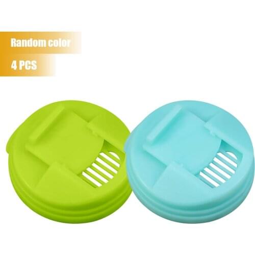 4PCS Reusable Frozen Soda Saver Pop Beer Beverage Can Cap Top Cover Lid Leakproof Protector Summer Practical Tool Random Color