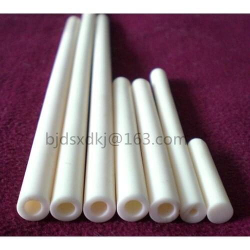 99.5%Al2O3 Alumina BUSHING Tube16*12*250mm/Round Single-Bore Alumina Tube/Insulating Ceramics For Thermocouple Sensors