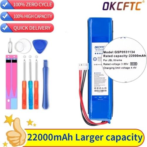 OKCFTC 22000mAh GSP0931134 Battery for JBL XTREME Xtreme 1 Xtreme1 Speaker Batteries