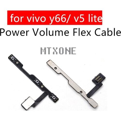For Vivo Y66/ V5 lite Power Volume Side Key button Flex Cable for Vivo Y66/ V5 On Off Switch Flex Cable Replacement Repair Parts