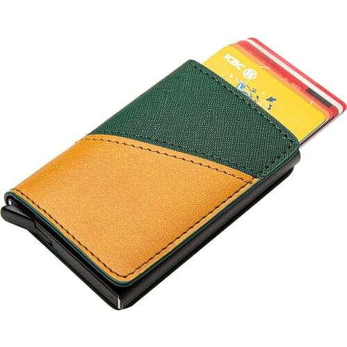 Bycobecy Rfid ID Card Holder Case Womens Coin Purses Slim Smart Wallets Leather Change Purse Money Bag Male Bags 2020 New Pouch