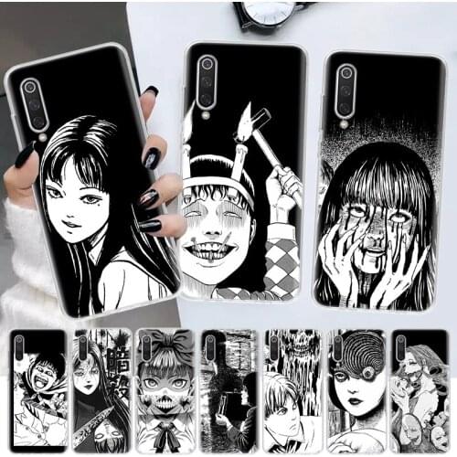 Junji Ito Terror Horror Anime Soft Cover Phone Case For Xiaomi Redmi Note 10 9 9S 8 7 8T 9A 8A 7A 6A 5 4X S2 K20 Pro Customized