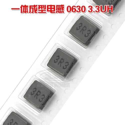 Chip Inductor 0630 3.3UH Silk Screen 3R3 Integral Forming Power Inductor High Current 7*7*3MM
