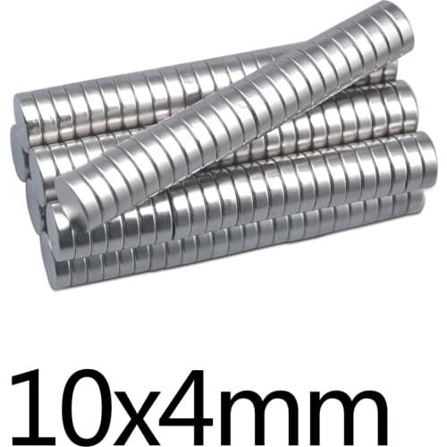 10/20/50pcs 10x4 mm Round Powerful Magnet Fridge Bulk Sheet Neodymium Disc Magnet 10x4mm Permanent NdFeB Strong Magnets 10*4 mm