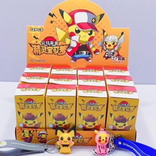 Pokemon Blind Box Naruto Blind Box 12 Dolls, Childrens Toys, Cartoon Characters, Surprise Gifts for Children