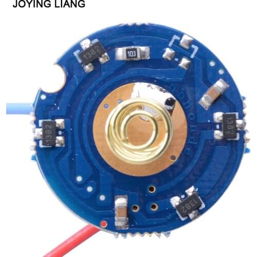 JYL9805 Magnetically Controlled Long Distance Flashlight Drive PCB (use 1-2pcs 18650 Lithium Battery General) 25mm Circuit Board