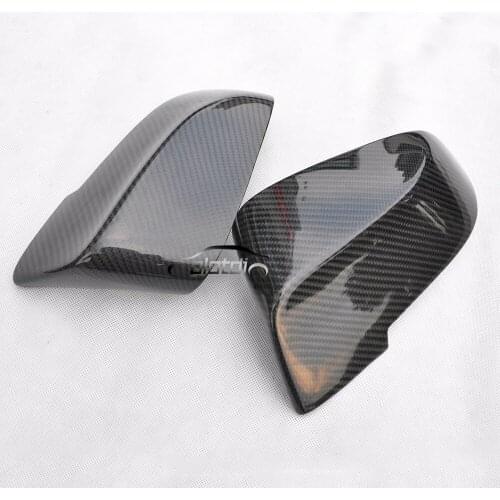 OLOTDI Carbon Fiber Rear View Door Side Wing Mirror Cover Cap Cover Stickers for BMW F10 F11 2014-2017 Auto Tuning