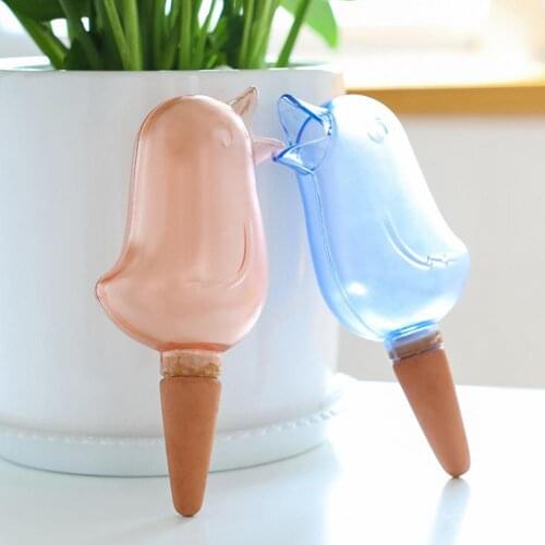 New House/Garden Water Bird Shaped Automatic Watering Device Cute Transparent Self Irrigation Dripper Kettle Irrigation Tool Hot