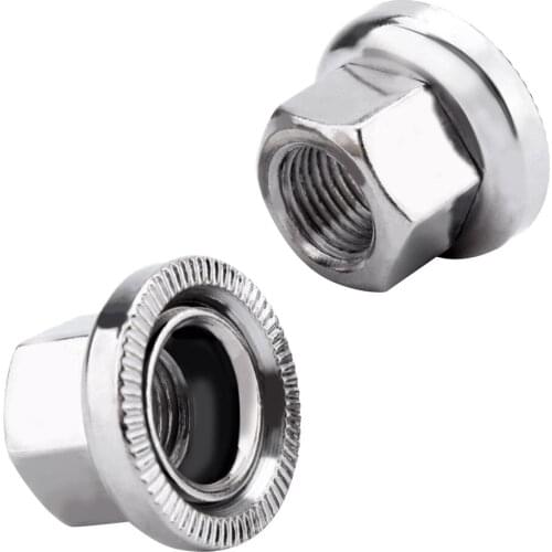 Axle Bicycle Wheel Nuts for Bolt Screw Fastener Washer Bike Accessories Bike Bicycle Airtight Stem Nuts & Bolts