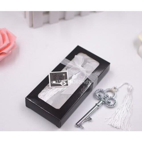 100pcs Crown Design Bottle Openers Wedding Favor Gift Key Shaped Wine Beer Bottle Openers Giveaways Souvenirs For Guests