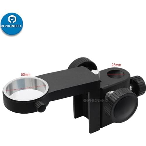 55mm Diameter Microscope Stand Holder Bracket Adjustable Stereo Zoom Microscope Trinocular Binocular Microscope Articulating Arm