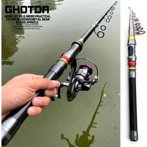 Fishing Rod and Reel Combo Set Spinning Fishing Reel and Spinning Rods Fishing Set