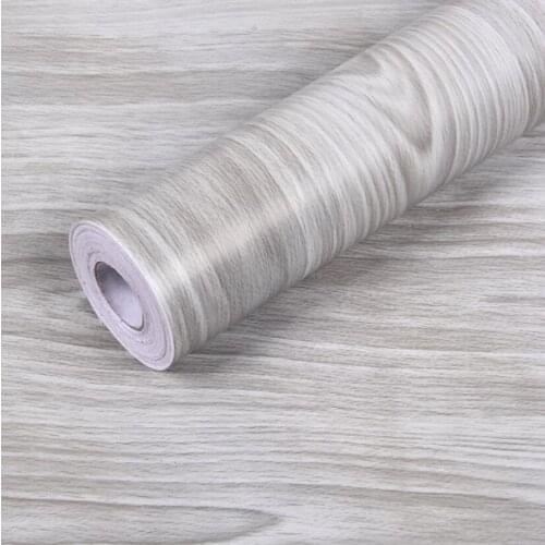 Rustic PVC Wood Grain Self Adhesive Wallpaper 3d Peel and Stick Kitchen Furniture Cupboard Wall Paper Sticker Decor Tapety J203