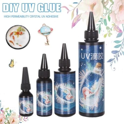 Resin Glue Curing Epoxy Hard UV Gel Glue Sunlight for DIY Jewelry Making Casting Coating GQ