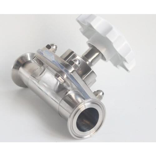 DN10/15/20/25/32/40 x 0.5" 1.5" Tri Clamp Sanitary Diaphragm Valve SUS316L Stainless Homebrew Beer Diary