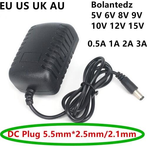 AC 110-240V DC 5V 6V 8V 9V 10V 12V 15V 0.5A 1A 2A 3A Universal Power Adapter Supply Charger adaptor Eu for LED light strips