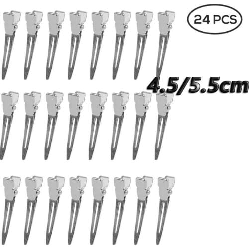 24pcs Ladies No Bend Hair Clips Pin Curl Hair Clip Makeup No Crease Fixed Hair Hair Clip Professional Hairdressing Styling Tool