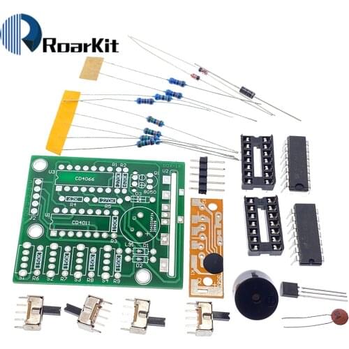 16 Music Sound Box BOX-16 Board 16-Tone Electronic Module DIY Kit Parts Components Soldering Practice Learning Kits for Arduino