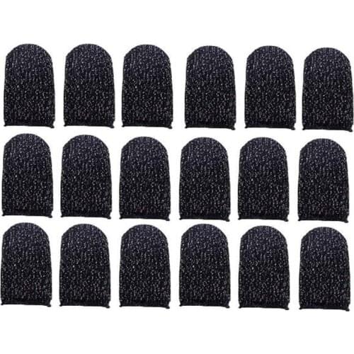 30 Pcs Game Controller Finger Sleeve,Breathable Anti-Sweat Gaming Finger Cot for Sensitive Press Screen Finger Sleeve