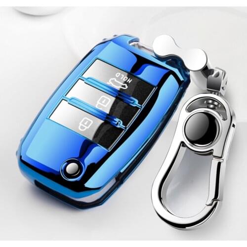 Beautiful Full cover New Soft TPU car key case shell For Kia Rio QL Sportage Ceed Cerato Sorento K2 K3 K4 K5 Auto Accessories