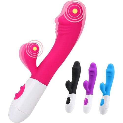 Dildo G Spot Rabbit AV Vibrator Female Masturbation Sex Toys Clitoris Electric Massager