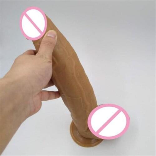 31 cm Dildo vibrator anal realistic silicone for women penis sex toys Masturbation game fun solid color sex shop Penis Climax
