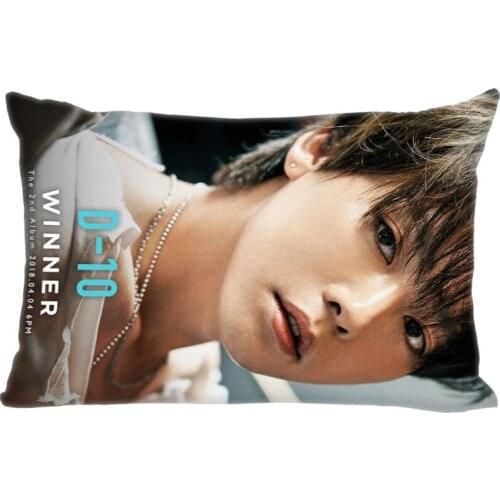 Hot Sale Custom Double Sided Pillow Slips KPOP Kim Jin Woo Rectangle Pillow Covers Bedding Comfortable Cushion/High Quality