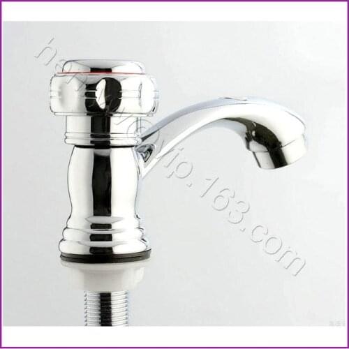 L15098 - Luxury Deck Mounted Chrome Color Cold Water Zinc Faucet