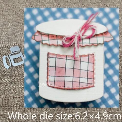 New Design Craft Metal stencil mold Cutting Dies sugar Jar bottle decoration scrapbook die cuts Album Paper Card Craft Embossing