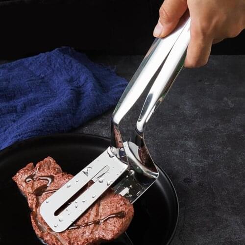 Kitchen BBQ Bread Utensil Set Barbecue Tong Fried Steak Shovel Fried Fish Shovel Clamp Kitchen Bread Meat Clamp Stainless Steel