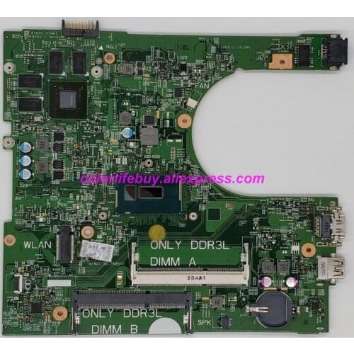 Genuine CN-0DTMMV 0DTMMV DTMMV 14216-1 1XVKN N16V-GM-B1 GPU i3-5015U Laptop Motherboard for Dell Inspiron 3458 3558 Notebook PC