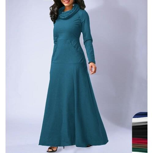 MISSJOY Muslim Women Abaya Dress Solid Arabic Prayer Wear Jubah Dubai Elegant Islamic Clothing Femme Robe Ramadan Clothes S-5XL