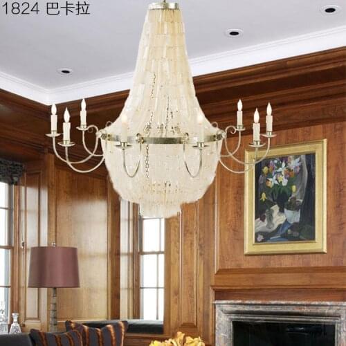 Post-modern atmospheric chandelier luxury living room dining room bedroom villa duplex building hotel shell chandelier