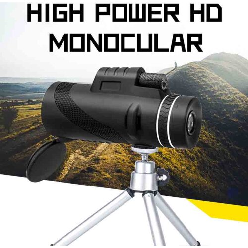 Professional Monocular Powerful Telescope for Smartphone 40X60 Eyepiece Handheld Objective Lens Hunting Concert Scenery