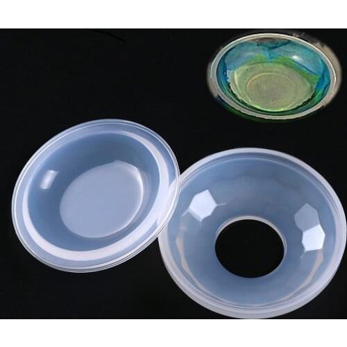 DIY Crystal Epoxy Saucer Silicone Mold, Jewelry Making Material Tray, Epoxy Resin Handmade Household Goods