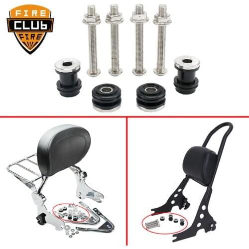 Detachable Sissy Bar Backrest Docking Hardware Kit Solo Rack for Harley Sportster XL883 XL1200 883 1200 2004-2017