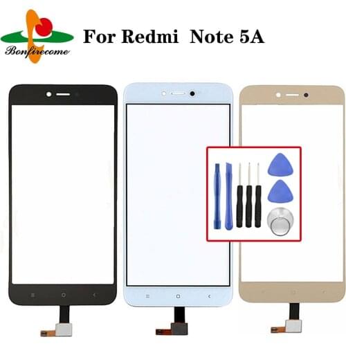 5.5" For Xiaomi Redmi note 5A Touch Screen Panel Sensor LCD Display Glass Digitizer Replacement