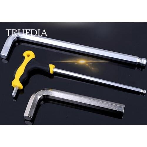 Hex Wrench T-Handle Ball Head Allen Key Set Universal Screwdriver Spanner Double-End Bike Motorcycle Repair Tools