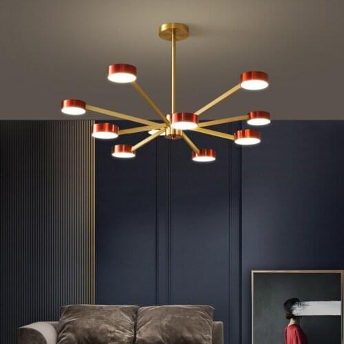 Post-modern Led Chandeliers Lighting Bedroom Living Room Decoration Hanglamp Hotel Lobby Creative Decor Pendant Lights Luminaire